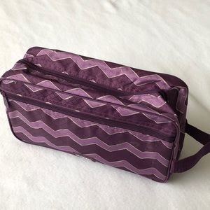 NWT Thirty-One Plum Chevron 24/7 Case